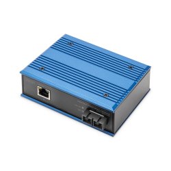 Digitus Convertitore multimediale industriale Gigabit RJ45, SC 0,5 km