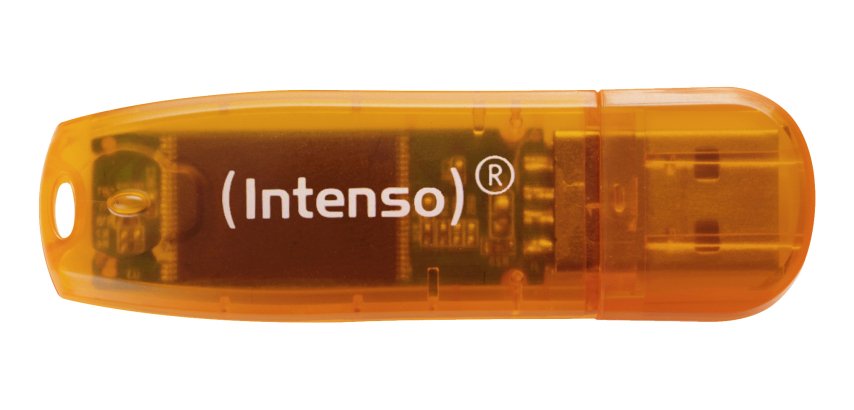 Intenso Rainbow Line lecteur USB flash 64 Go USB Type-A 2.0 Orange