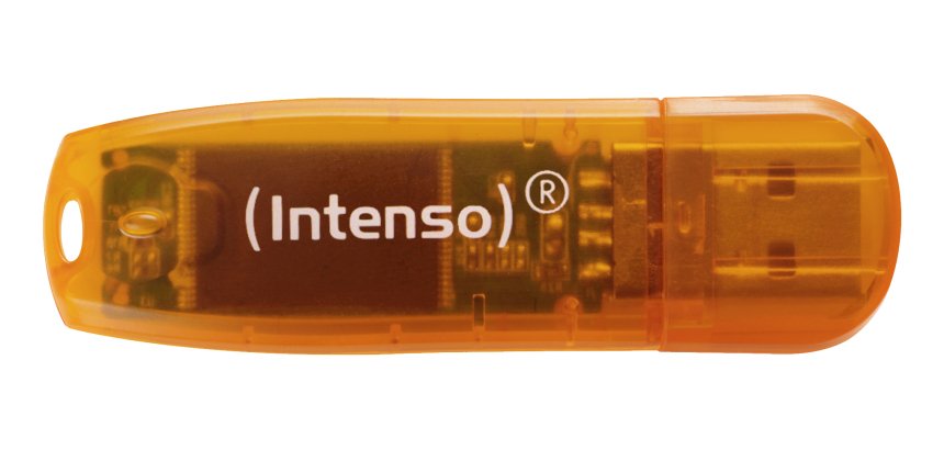 Intenso Rainbow Line USB flash drive 64 GB USB Type-A 2.0 Oranje