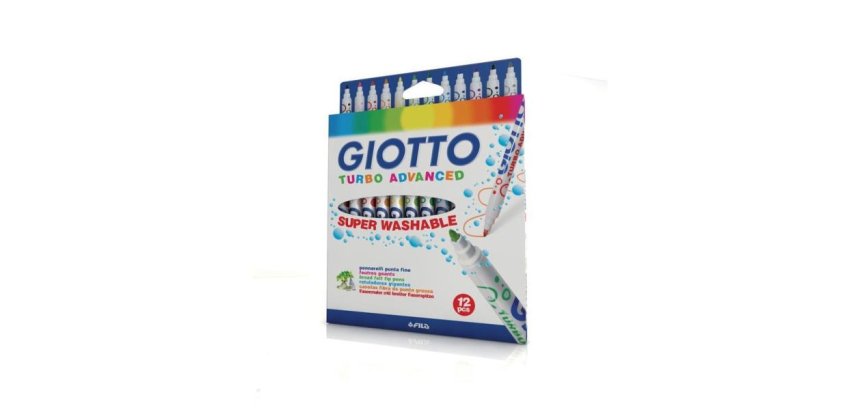 Giotto Turbo Advanced felt pen Multicolour 12 pc(s)