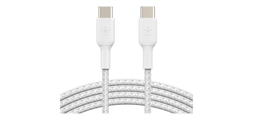 Belkin CAB004BT1MWH2PK cable USB USB 2.0 1 m USB C 0,48 Gbit/s 60 W Blanco
