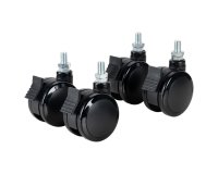 Ruedas giratorias con freno B-Tech BTW075-4