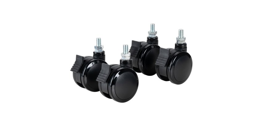 Ruedas giratorias con freno B-Tech BTW075-4