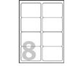 Etiquette autocollante avery adresse jet encre transparent 99,1 x 67,7 mm boite de 200