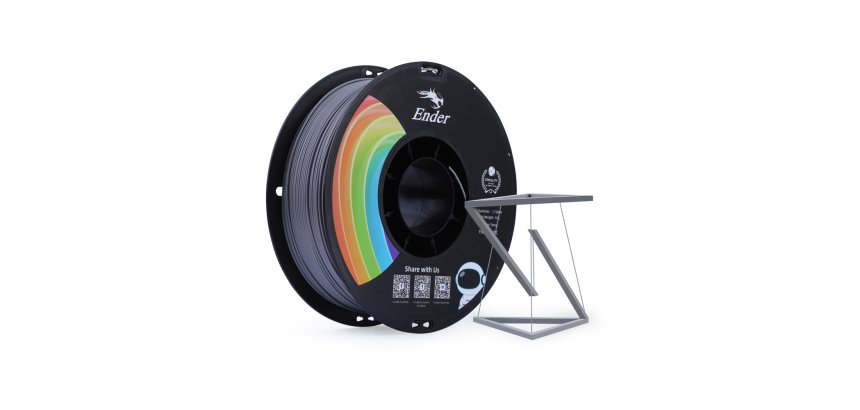 Creality 3301010308 3D-printmateriaal Polymelkzuur Grijs 1 kg