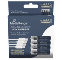 MediaRange MRBAT160 huishoudelijke batterij Oplaadbare batterij AAA Lithium-Ion (Li-Ion)