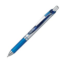 Roller a encre gel energel bl80 pointe de 1mm            retractable coloris bleu