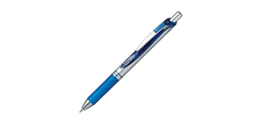 Roller a encre gel energel bl80 pointe de 1mm            retractable coloris bleu