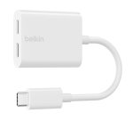 Belkin F7U081BTWH hub & concentrateur USB Type-C Blanc