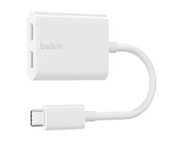 Belkin F7U081BTWH hub & concentrateur USB Type-C Blanc
