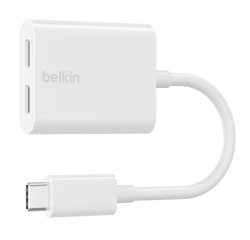 Belkin F7U081BTWH hub & concentrateur USB Type-C Blanc