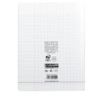 Cahier piqué 8000 POLYPRO 17x22 cm 96 pages grands carreaux 90 g