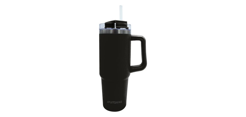 Muitomas TRAVELMUG900BK travel mug 900 ml Black Stainless steel