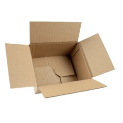 Caisse americaine q-connect encarton fond automatique       cannelure 3mm 425x300x200mm   montage rapide coloris kraft