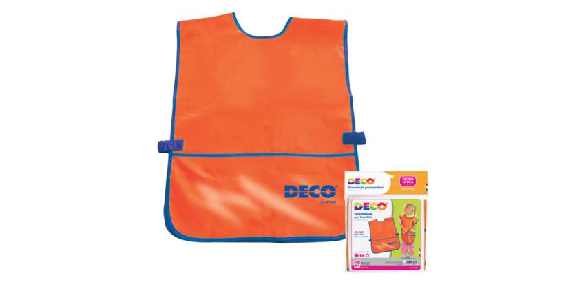 CWR 06962 grembiule per dipingere S Bambini Blu, Arancione