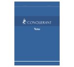 Bloc de bureau Oxford Office 14,8 x 21 cm agrafé bleu - 5 x 5 - 100 feuilles