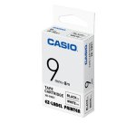 Nastro - 9 mm x 8 mt - nero/ bianco - Casio