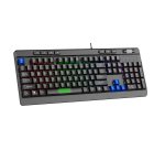 Sparco SPMEMKEYBOARD keyboard Gaming USB QWERTY US English Black