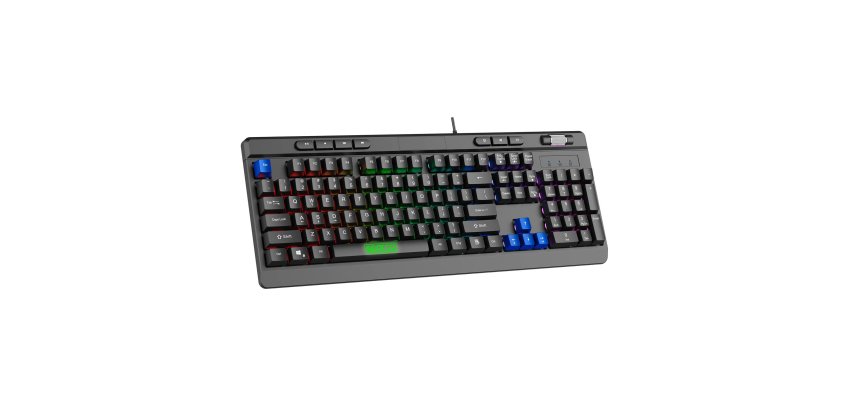Sparco SPMEMKEYBOARD keyboard Gaming USB QWERTY US English Black