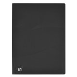 Protege-documents elba osmose polypropylene opaque a4 80    pochettes 160 vues decoupe    coin coloris noir