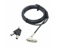 DICOTA D31887 câble antivol Noir, Argent 2 m