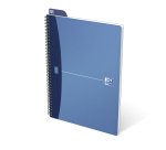 Cahier Oxford office Urban mix A4 ligné 7mm 100 pages reliure spirale couverture polypro coloris assortis