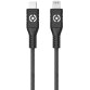 Celly PL2MUSBCLIGHT cable de conector Lightning 2 m Negro