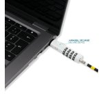 Mobilis 001330 câble antivol Blanc 1,8 m