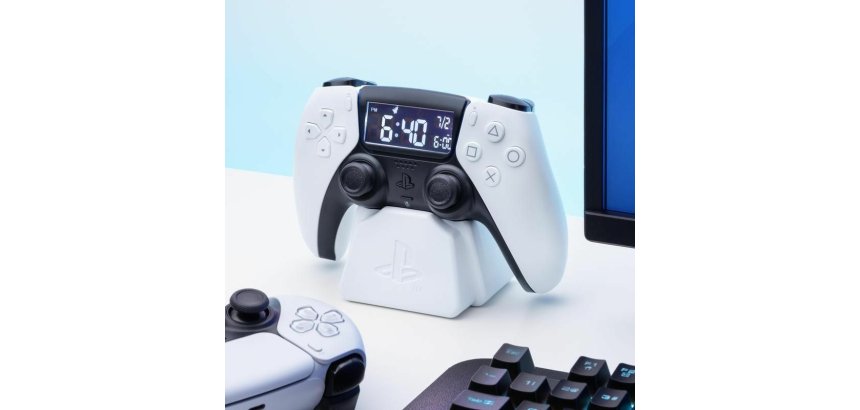 Paladone PP9405PS alarm clock Digital alarm clock Black, White