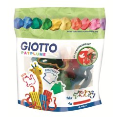 Assortiment emporte pieces canson plastique 4 cm et 1    rouleau en bois 16 unites     coloris assortis