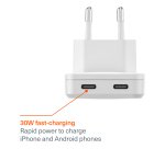 Cygnett ChargePlus Smartphone, Tablet White AC Fast charging Indoor