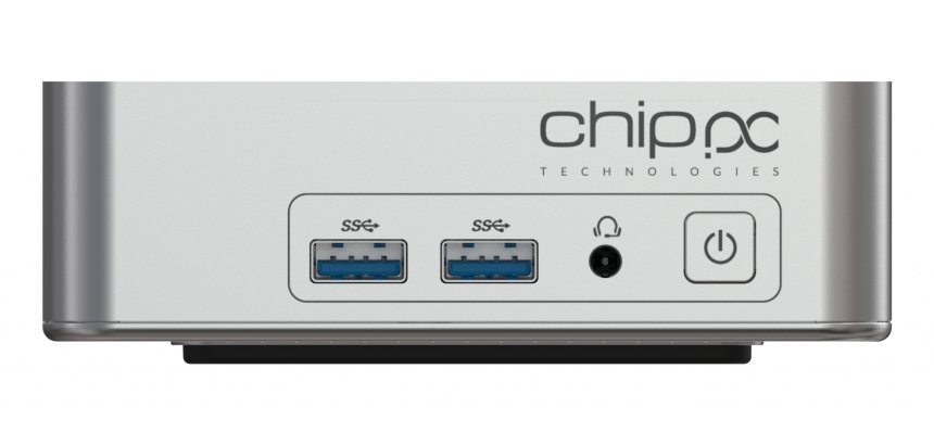 Chip PC CUBEX Nano Intel® Core™ i3 i3-1215U 16 Go DDR4-SDRAM 512 Go SSD Windows 11 Pro Mini PC Argent