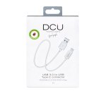DCU Advance Tecnologic 30402065 câble USB USB 3.2 Gen 1 (3.1 Gen 1) 2 m USB C USB A Blanc