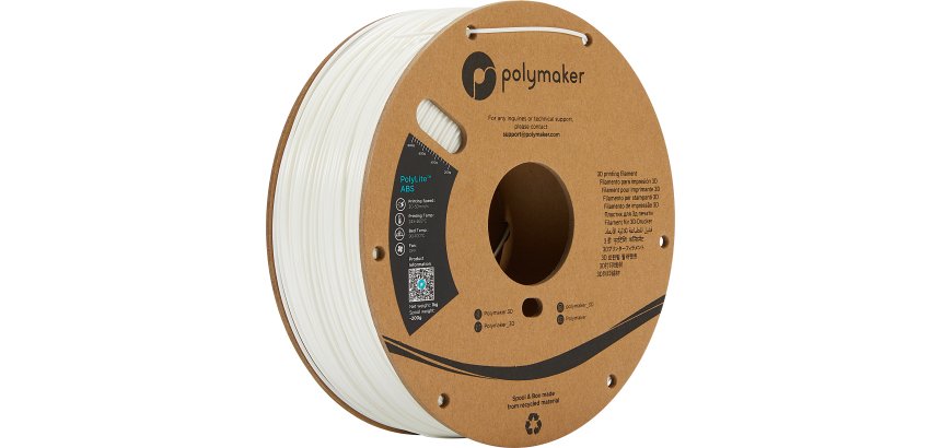 Polymaker PE01002 3D-Druckmaterial ABS Weiß 1 kg