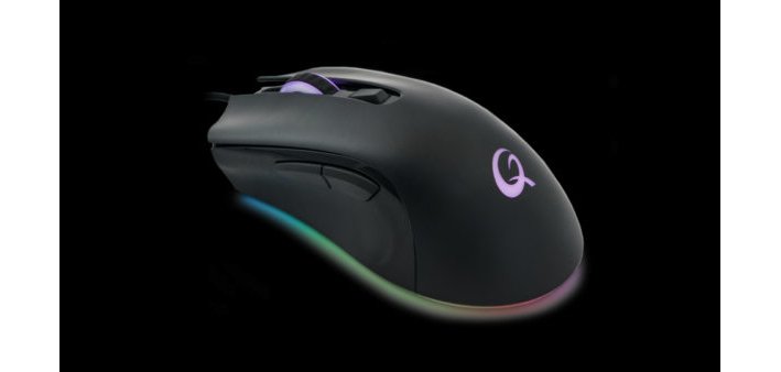QPAD DX-120 Gaming-Maus Rechtshänder USB Typ-A Opto-mechanisch 12000 DPI
