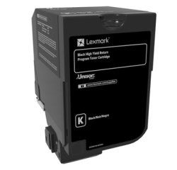 Lexmark 74C2HK0 cartucho de tóner 1 pieza(s) Original Negro