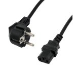 MCL Schuko / IEC C13 Noir 10 m Prise d'alimentation type F Coupleur C13