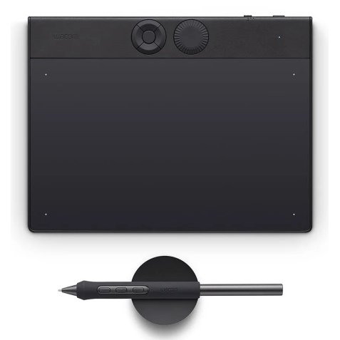 Wacom Intuos Pro Small – 2025 tavoletta grafica Nero 187 x 105 mm USB/Bluetooth