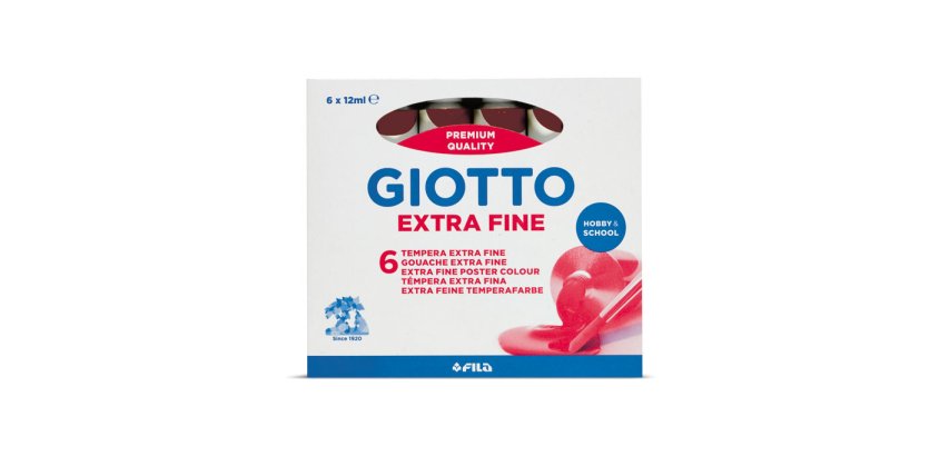 Tempera Tubo 4 - 12ml - terra di Siena bruciata - Giotto