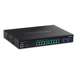 Trendnet TPE-3102WS commutateur réseau Géré 2.5G Ethernet (100/1000/2500) Connexion Ethernet, supportant l'alimentation via ce port (PoE) Noir