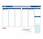 Quo Vadis - Agenda enseignant - 2025-2026 - Mon Agenda Pédagogique - Semainier Horizontal - Français - Multicolore - 12 mois de mi-juillet à mi-juillet - 21x29,7 cm