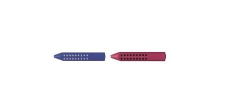 Faber-Castell 187101 gomma per cancellare Blu, Grigio, Rosso 10 pz