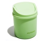 Muitomas DESKBINGN trash can Round Plastic Green