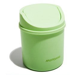 Muitomas DESKBINGN bidone per la spazzatura Rotondo Plastica Verde