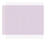 PAPIER AFFICHE REGLURE, Paquet de 25 feuilles séyès 90g/m2 au format 60x80cm