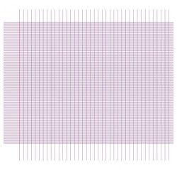 PAPIER AFFICHE REGLURE, Paquet de 25 feuilles séyès 90g/m2 au format 60x80cm