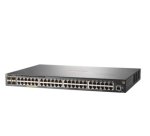 HPE Aruba Networking Aruba 2930F 48G PoE+ 4SFP+ Géré L3 Gigabit Ethernet (10/100/1000) Connexion Ethernet, supportant l'alimentation via ce port (PoE) 1U Gris