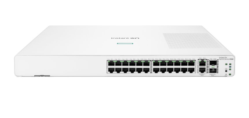 HPE Aruba Networking Networking Instant On Switch 24p Gigabit 2p 10GBT 2p SFP+ 1960