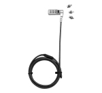 DICOTA D32128 câble antivol Noir, Acier 2 m