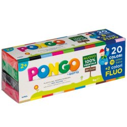 Giotto F601000 composto per ceramica e modellazione Argilla da modellazione 1 kg Colori assortiti 20 pz